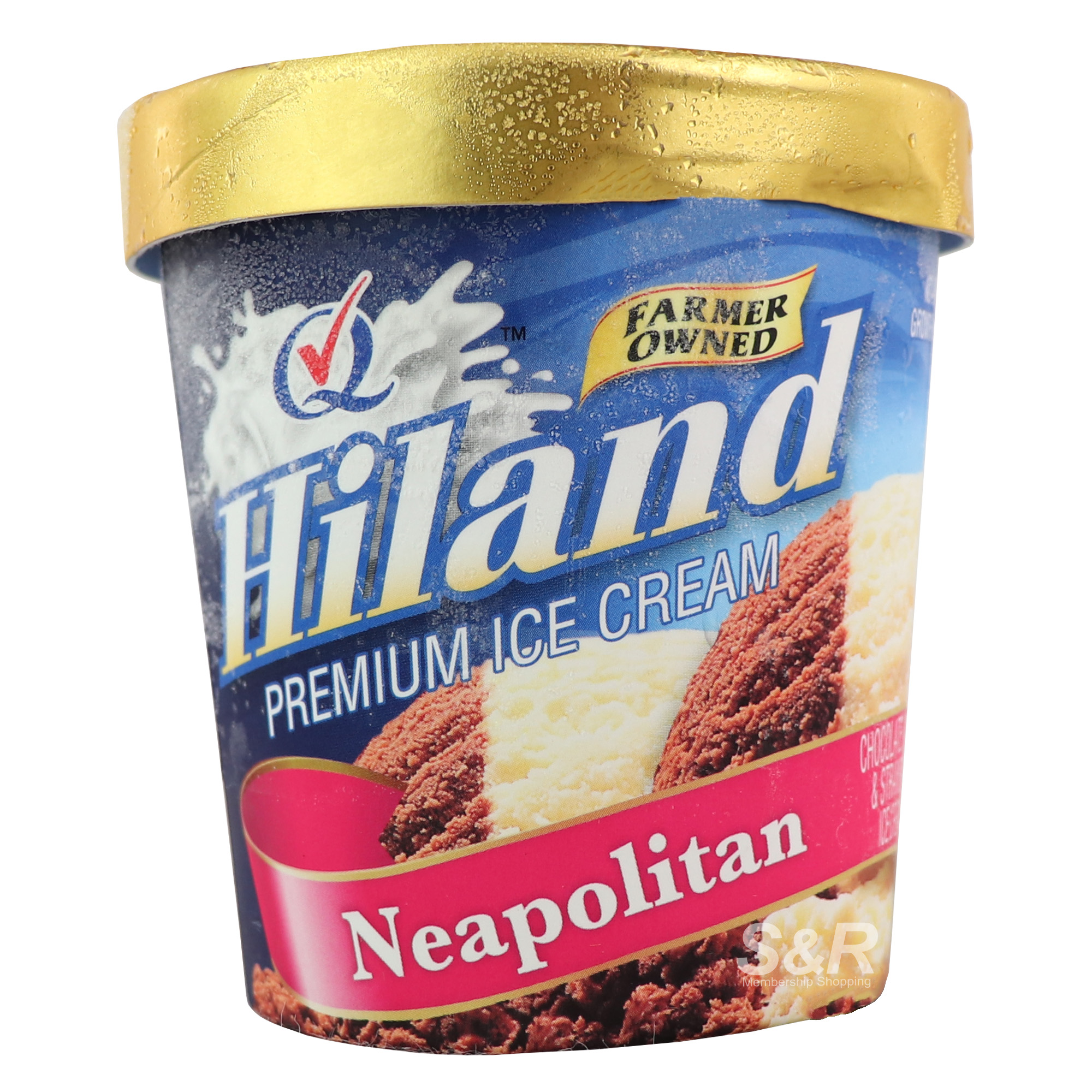 Hiland Neapolitan Ice Cream 473mL Hiland Neapolitan Ice Cream 473mL